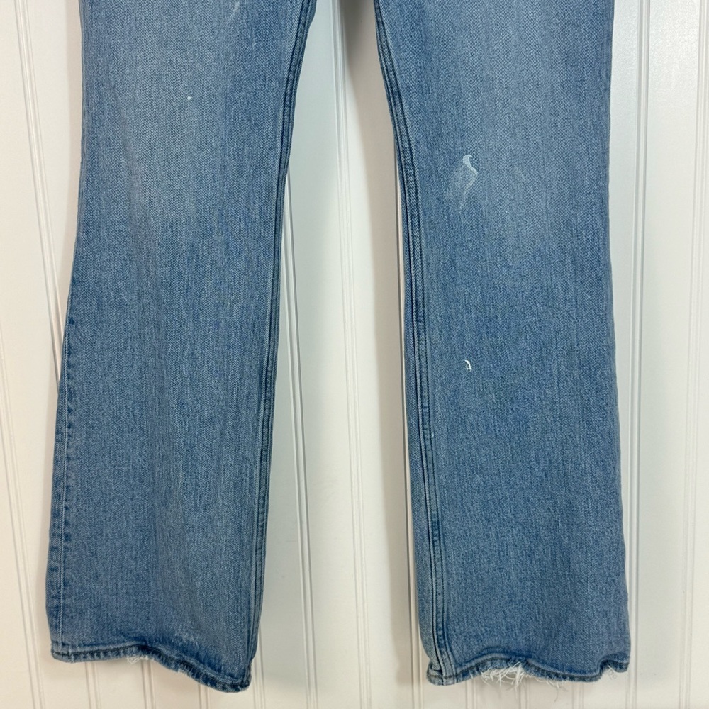 Abercrombie & Fitch Jeans the 70's Flare Ultra High Waist Paint Splatters - Picture 4 of 15